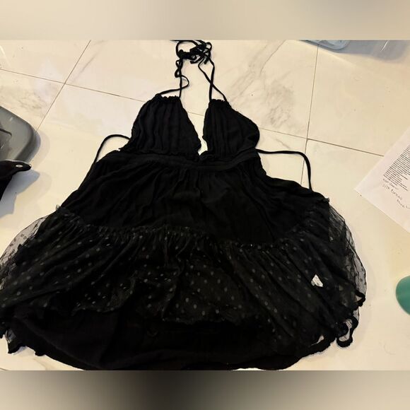 Free people peachy/pinkish dress #17 - Picture 7 of 10